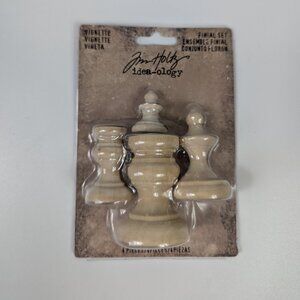 NEW Jim Holtz Idea-ology Wood Fineal Set